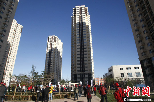 资料图：北京衙门口保障房小区。<a target='_blank' href='http://www.chinanews.com/'>中新社</a>发 张家瑞 摄